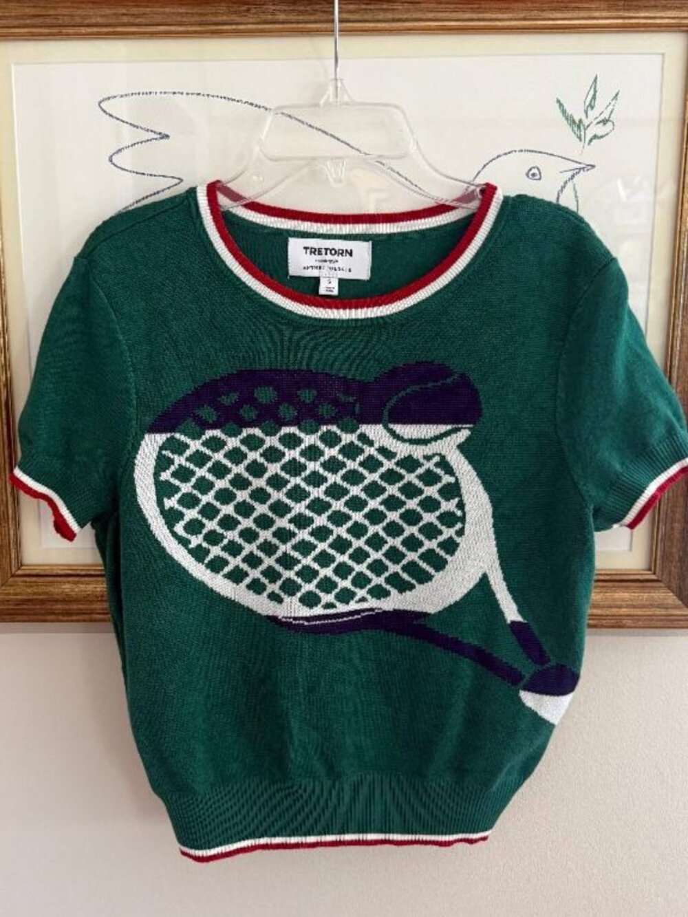 TretornXAnthropologie Tennis Sweater size S
